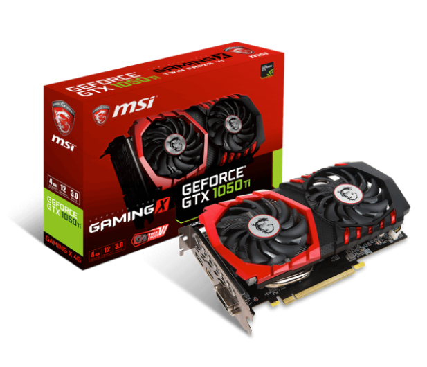 MSI GeForce GTX 1050 TI GAMING X 4GB GDDR5 - 331860 - zdjęcie 2